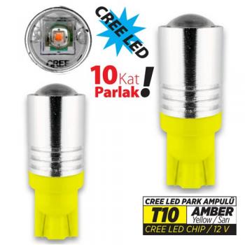 JSV LED T10 CREE LED AMBER 37528