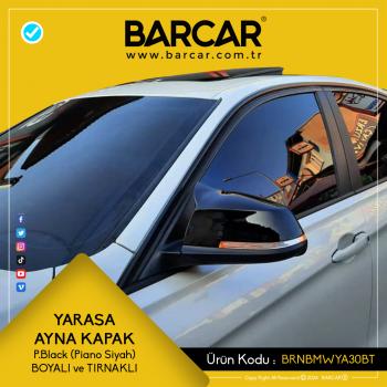 BMW F30 Kasa Yarasa Ayna Kapağı Piano Black (Piano Siyahı) Tırnaklı Model