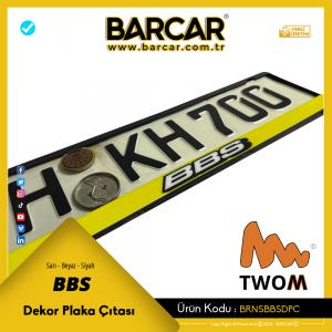 BBS (Sarı) Dekor Plakalık Çıtası (TWOM)