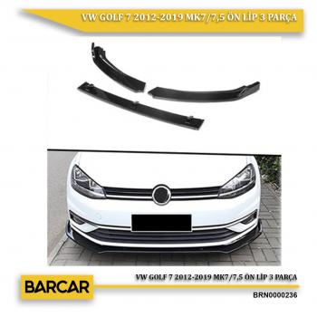 VW GOLF 7 2012-2019 MK7/7,5 ÖN LİP 3 PARÇA