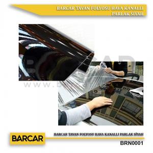 BARCAR TAVAN FOLYOSU HAVA KANALLI  PARLAK SİYAH