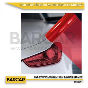 FAR STOP FİLM 30CM*10M BAYRAK KIRMIZI