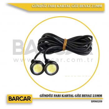 GÜNDÜZ FARI KARTAL GÖZ BEYAZ 23MM