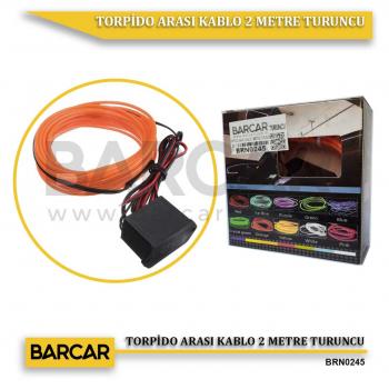 TORPİDO ARASI KABLO 2 METRE TURUNCU