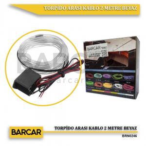 TORPİDO ARASI KABLO 2 METRE BEYAZ