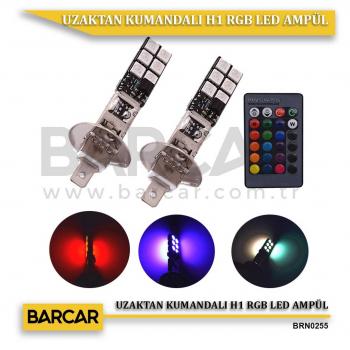 UZAKTAN KUMANDALI  H1 RGB LED AMPÜL