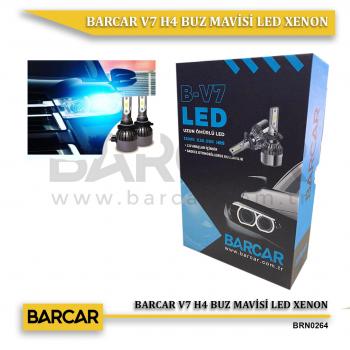 BARCAR V7 H4 BUZ MAVİSİ LED XENON