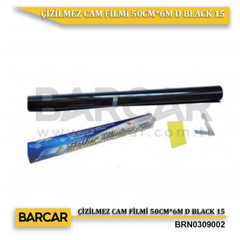 ÇİZİLMEZ CAM FİLMİ 50CM*6M D BLACK 15