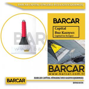 BARCAR CAPİTAL SÜNGERLİ BUZ KAZIYICI(KIRMIZI)