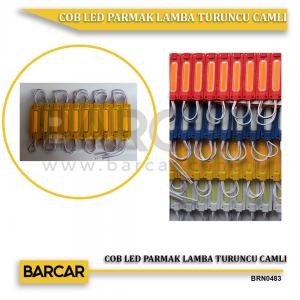 COB LED PARMAK LAMBA TURUNCU CAMLI