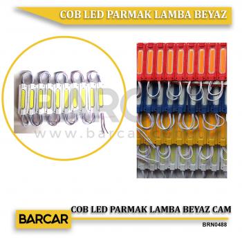 COB LED PARMAK LAMBA BEYAZ CAM