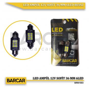 LED AMPÜL 12V SOFİT 36 MM 6LED BEYAZ CANBUS