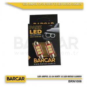 LED AMPUL 12-24 SOFİT 12 LED BEYAZ CANBUS