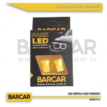 LED AMPUL 8 LED TURUNCU