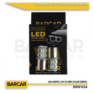 LED AMPUL 12V 93 SMD 18 LED AMPUL