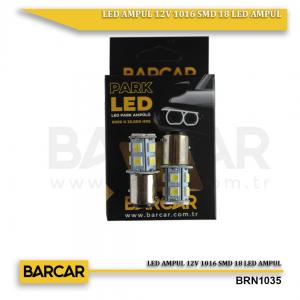 LED AMPUL 12V 1016 SMD 18 LED AMPUL