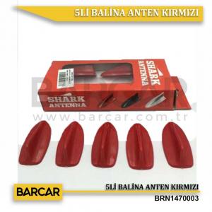 5Lİ BALİNA ANTEN KIRMIZI