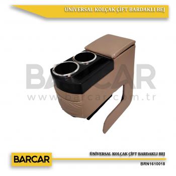 ÜNİVERSAL KOLÇAK ÇİFT BARDAKLI BEJ