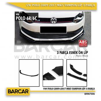 VW POLO 2009-2017 MK5 TAMPON LİP 3 PARÇA