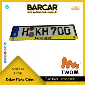 Ferrari Dekor Plakalık Çıtası (TWOM) (Sarı)