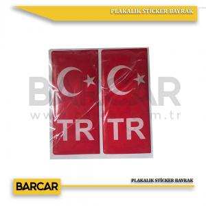 PLAKALIK STİCKER BAYRAK 2