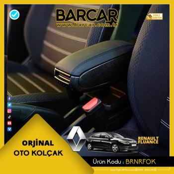 Renault Fluance Orjinal Oto Kolçak Siyah Deri