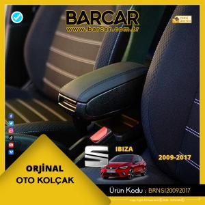 Seat Ibiza 2009-2017 Orjinal Oto Kolçak Siyah Deri