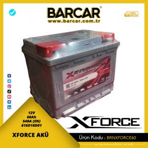 X Force 12V 60 Ah 610A (EN) 616D21D01 Akü Batarya